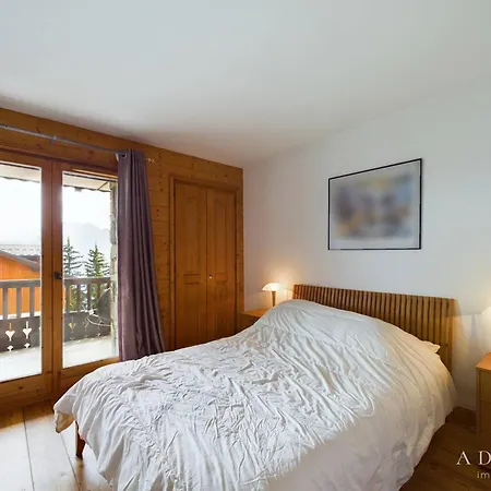 3 Pieces Au Centre Station Avec Balcon, Parking Et Wifi Gratuit - Fr-1-398-579 Montvalezan